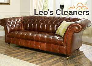 Clean Leather Sofa